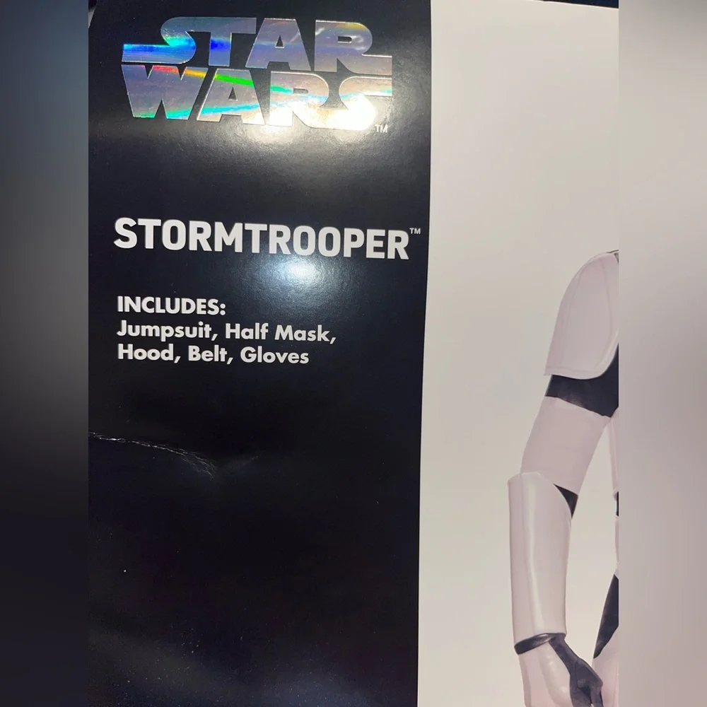 Spirit Star Wars Stormtrooper Costume - White and Black - Picture 3 of 16